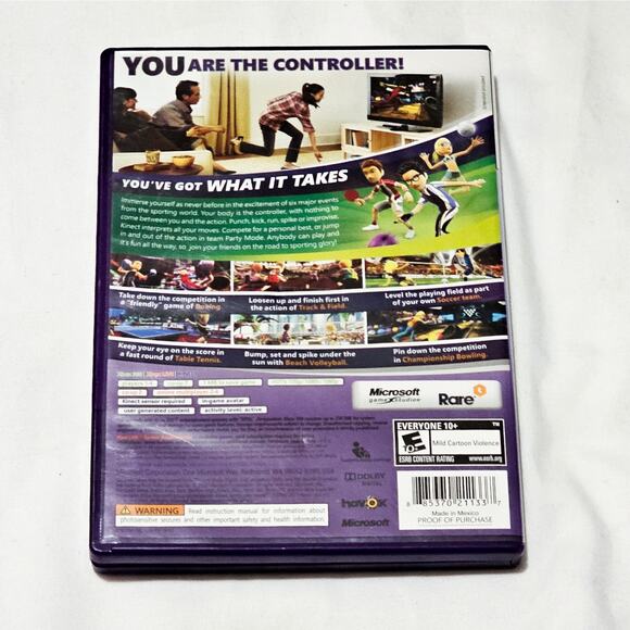XBOX 360 Kinect preloved Kinect Sports video game - Picture 2 of 4
